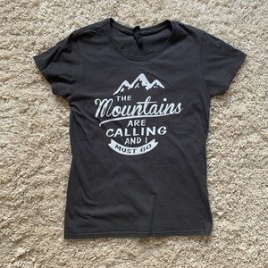 The Mountains Are Calling T Shirt S